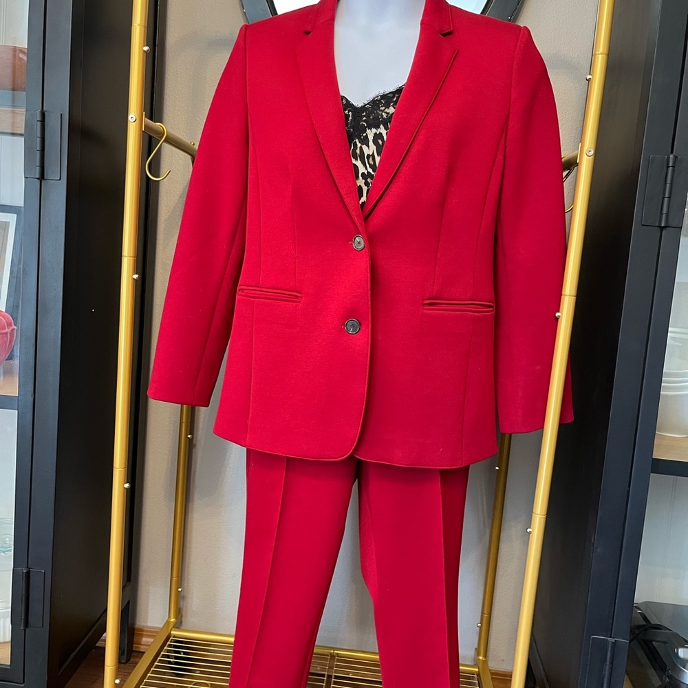 Ann Taylor Vibrant Red Blazer